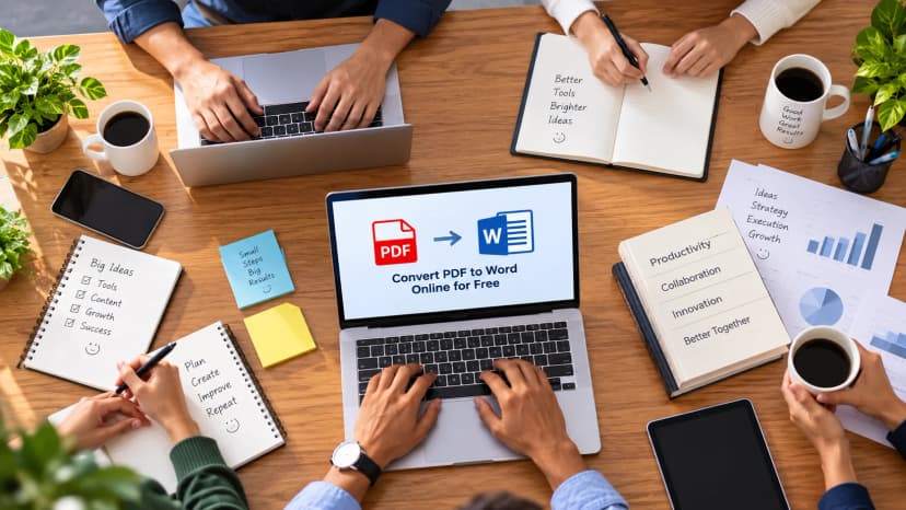 How to Convert PDF to Word Online for Free