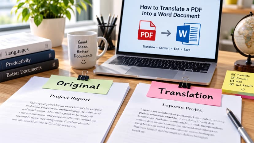 How to Translate a PDF Into a Word Document