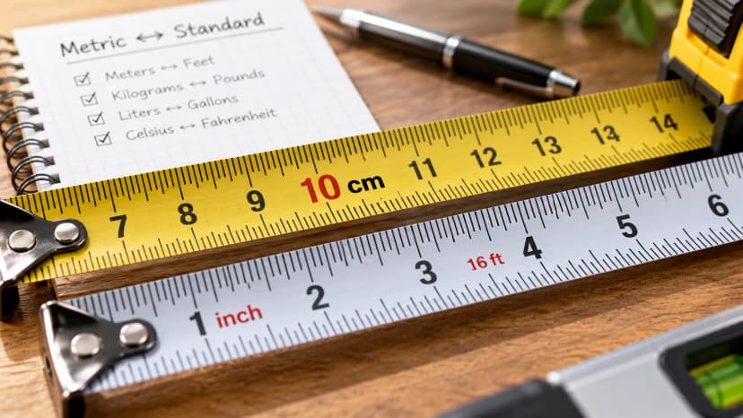 Metric to Standard Conversion: A Practical Guide