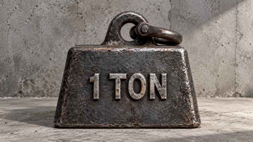 Ton to Kilogram Conversion: Chart and Formula