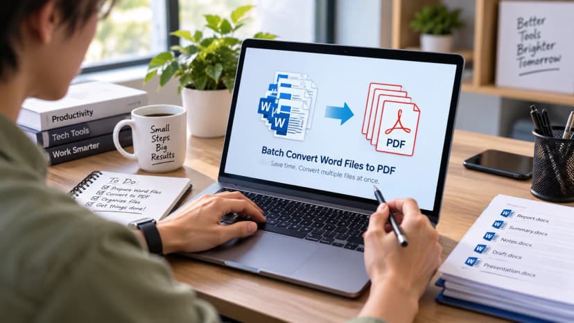 How to Batch Convert Word Files to PDF