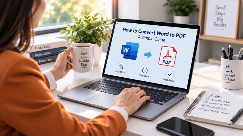 How to Convert Word to PDF: A Simple Guide