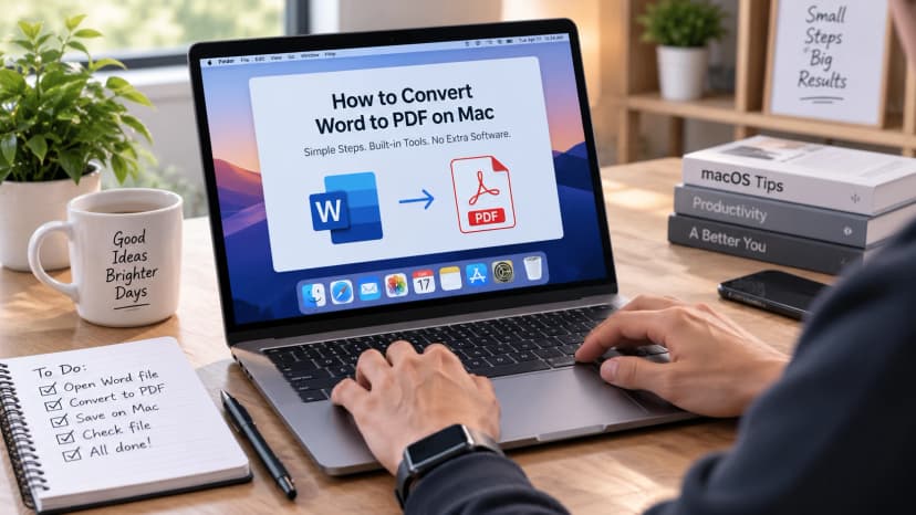 How to Convert Word to PDF on Mac