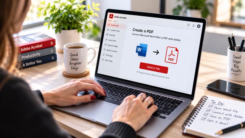 How to Convert Word to PDF with Adobe