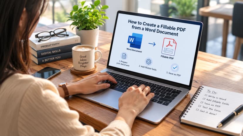 How to Create a Fillable PDF from a Word Document