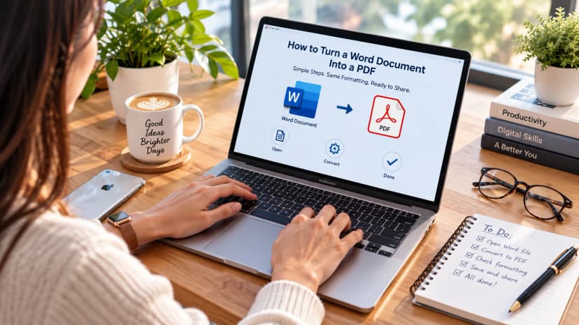 How to Turn a Word Document Into a PDF