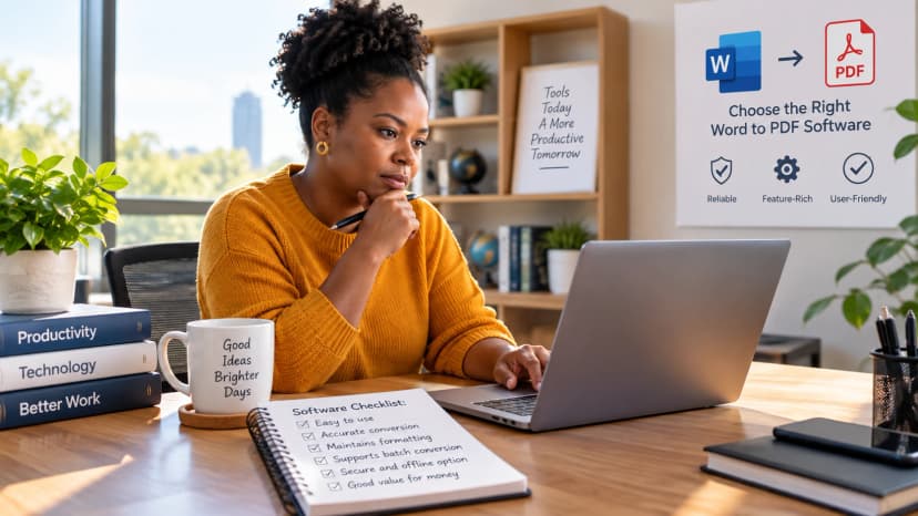 Word to PDF Conversion Software: What to Look For