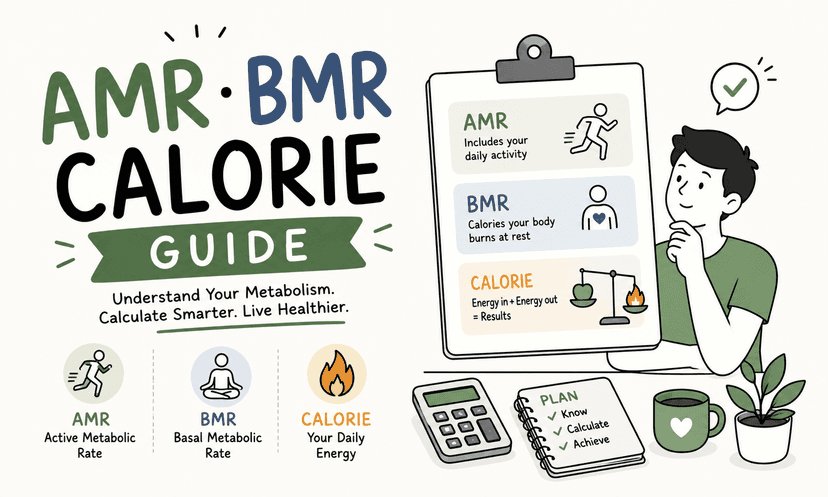 Amr Bmr Calorie Guide