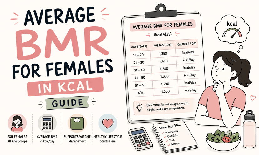 Average Bmr For Females In Kcal Guide