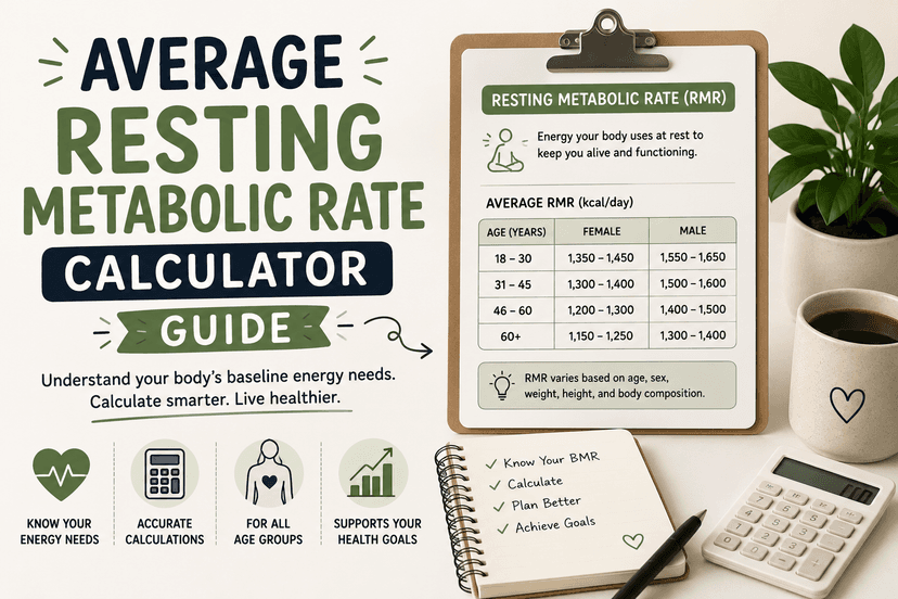 Average Resting Metabolic Rate Calculator Guide