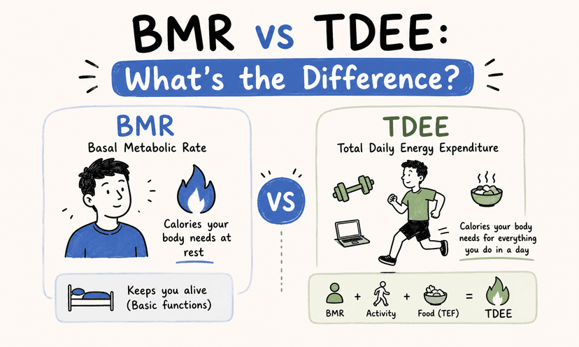 BMR vs TDEE: What's the Difference?