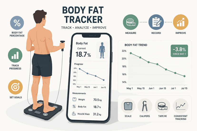 Body Fat Tracker: How to Track Changes in Body Fat Over Time