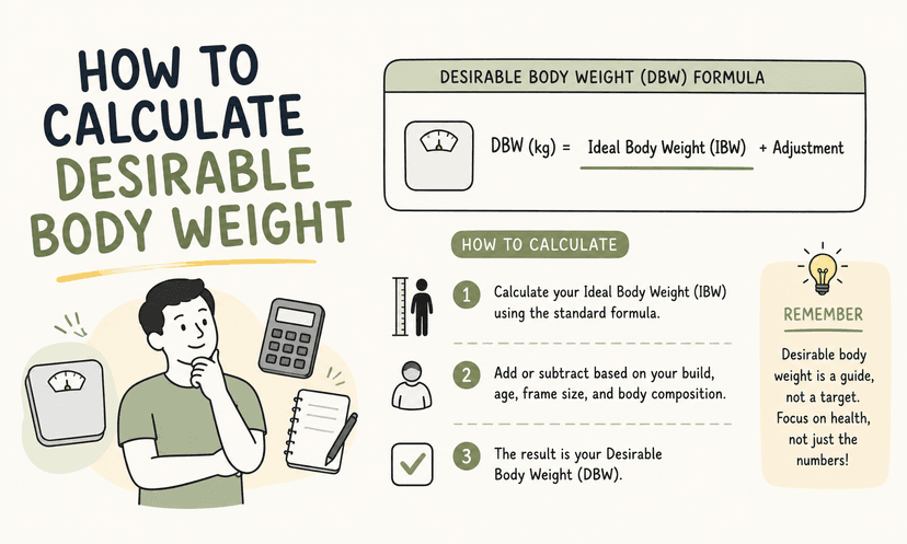 How to Calculate Desirable Body Weight