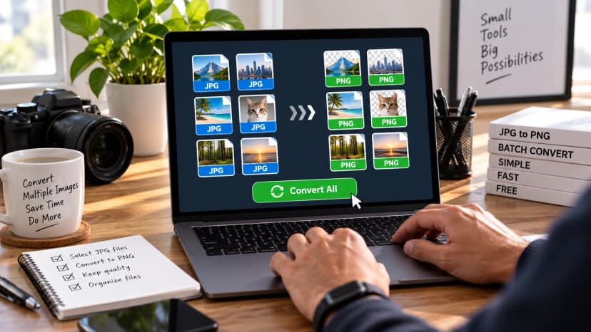 How to Batch Convert JPG Images to PNG