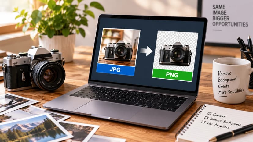 How to Convert JPG to PNG With a Transparent Background