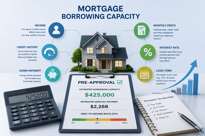 Mortgage Pre-Approval Calculator: Estimate How Much You May Qualify to Borrow