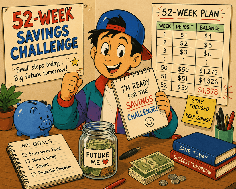 52-Week Savings Challenge Calculator: Plan Your Weekly Savings