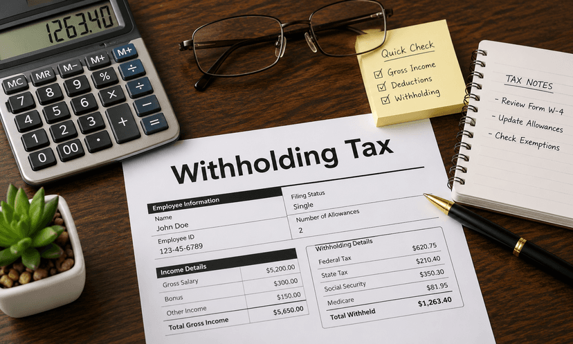 Tax Withholding Calculator: Estimate How Much Tax to Withhold From Your Paycheck