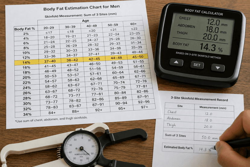 How to Measure Body Fat With Calipers: Skinfold Measurement Guide