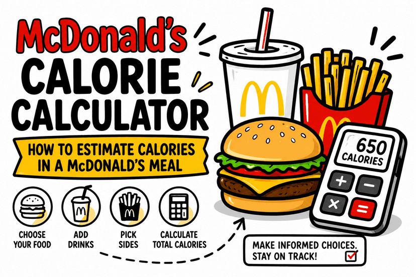 McDonald's Calorie Calculator: How to Estimate Calories in a McDonald's Meal
