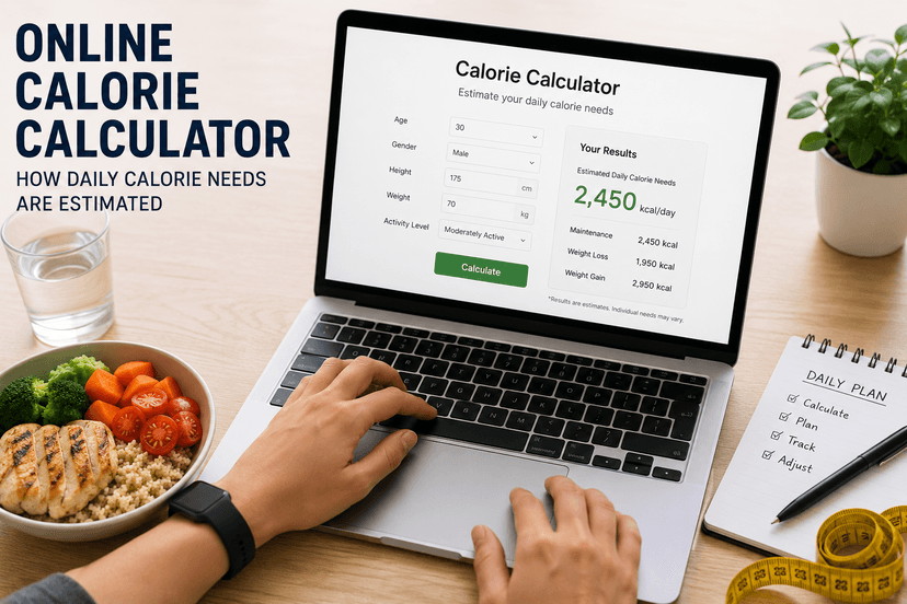 Online Calorie Calculator: How Daily Calorie Needs Are Estimated
