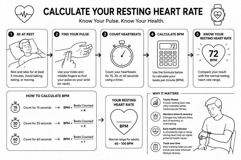 Resting Heart Rate: How to Measure and Calculate Your Resting Pulse