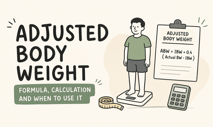Adjusted Body Weight: Formula, Calculation and When to Use It