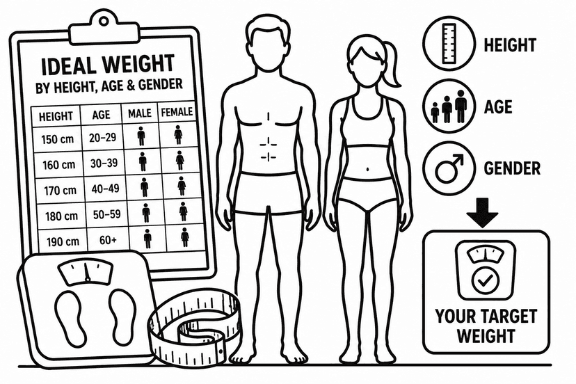 Ideal Weight by Height, Age and Gender: How to Calculate Your Target Weight