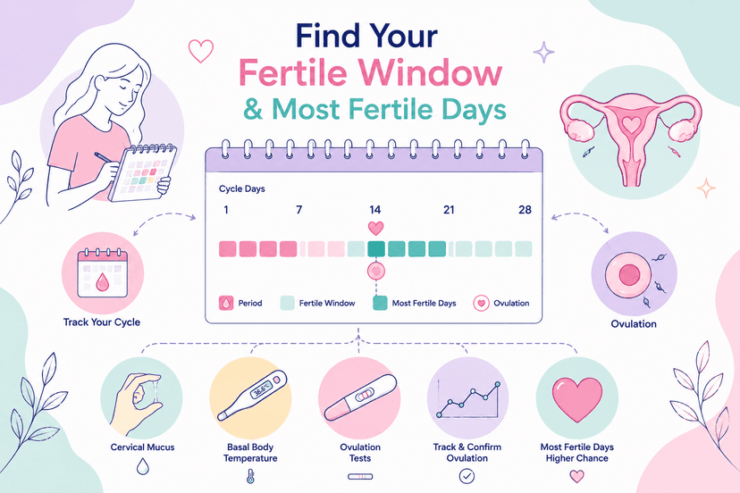 How to Find Your Fertile Window and Most Fertile Days