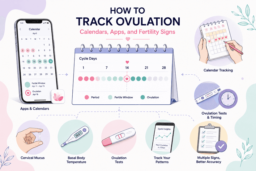 How to Track Ovulation: Calendars, Apps, and Fertility Signs