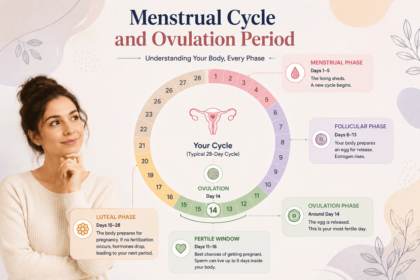How Your Menstrual Cycle and Ovulation Work Together