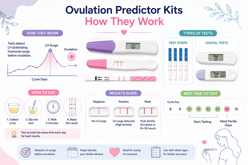 Ovulation Predictor Kits and Tests: How They Work