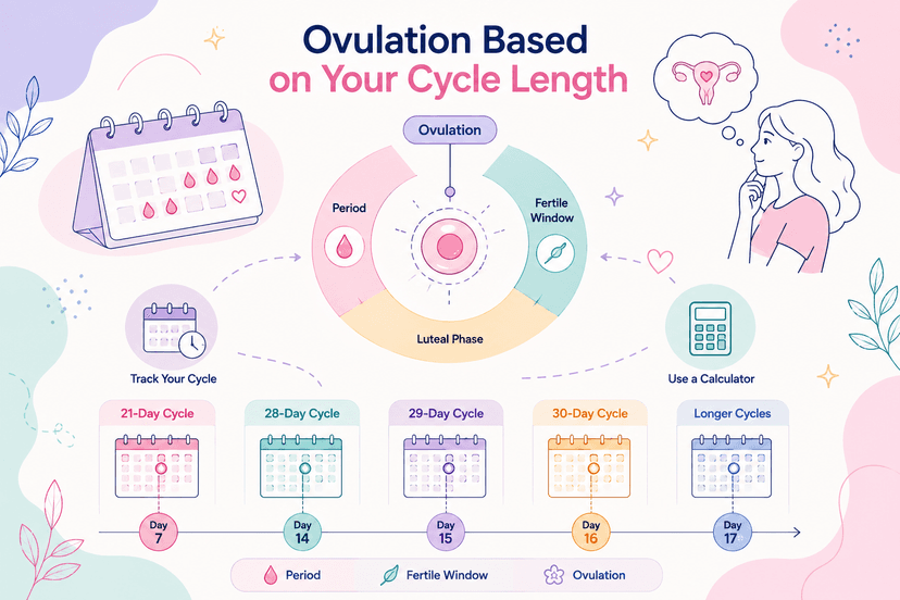 When Do You Ovulate Based on Your Cycle Length?