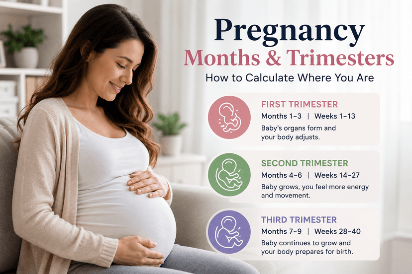 Pregnancy Months and Trimesters: How to Calculate Where You Are